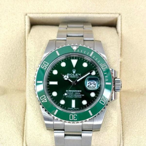 2019 Rolex Submariner “Hulk” 40mm 116610LV Green Dial