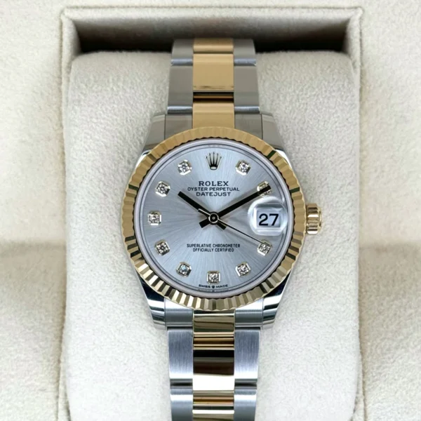 NEW 2025 Rolex Lady Datejust 31mm 278273 Two-Tone Silver Diamond Dial