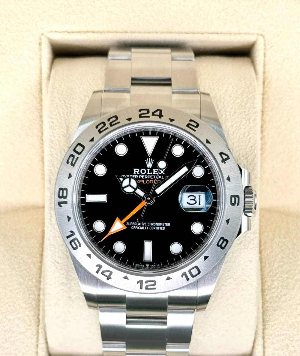 2022 Rolex Explorer II 42mm 226570 Black Dial