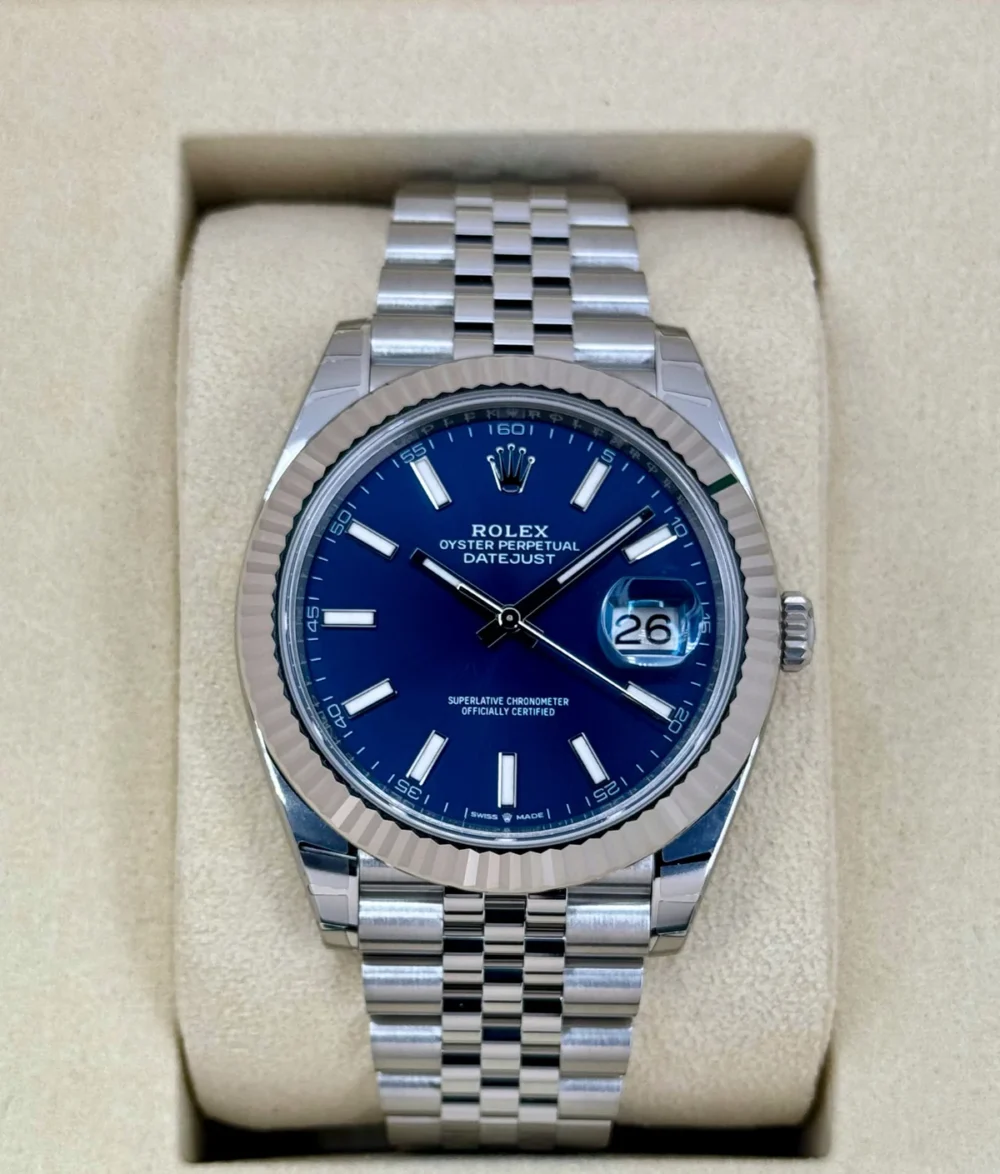 NEW 2025 Rolex Datejust 41mm 126334 Stainless Steel Jubilee Blue Dial