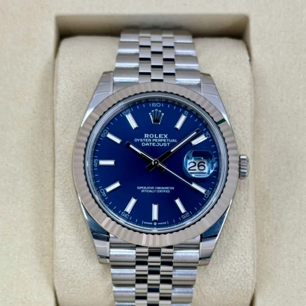 NEW 2025 Rolex Datejust 41mm 126334 Stainless Steel Jubilee Blue Dial