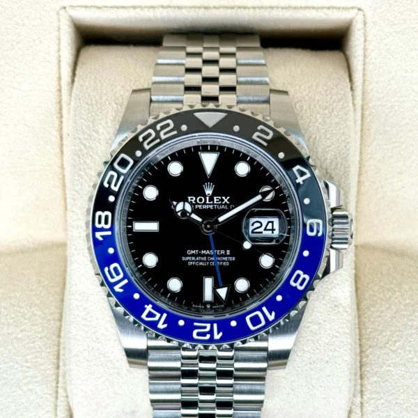 2022 Rolex GMT-Master II "Batgirl" 40mm 126710BLNR Jubilee Black Dial