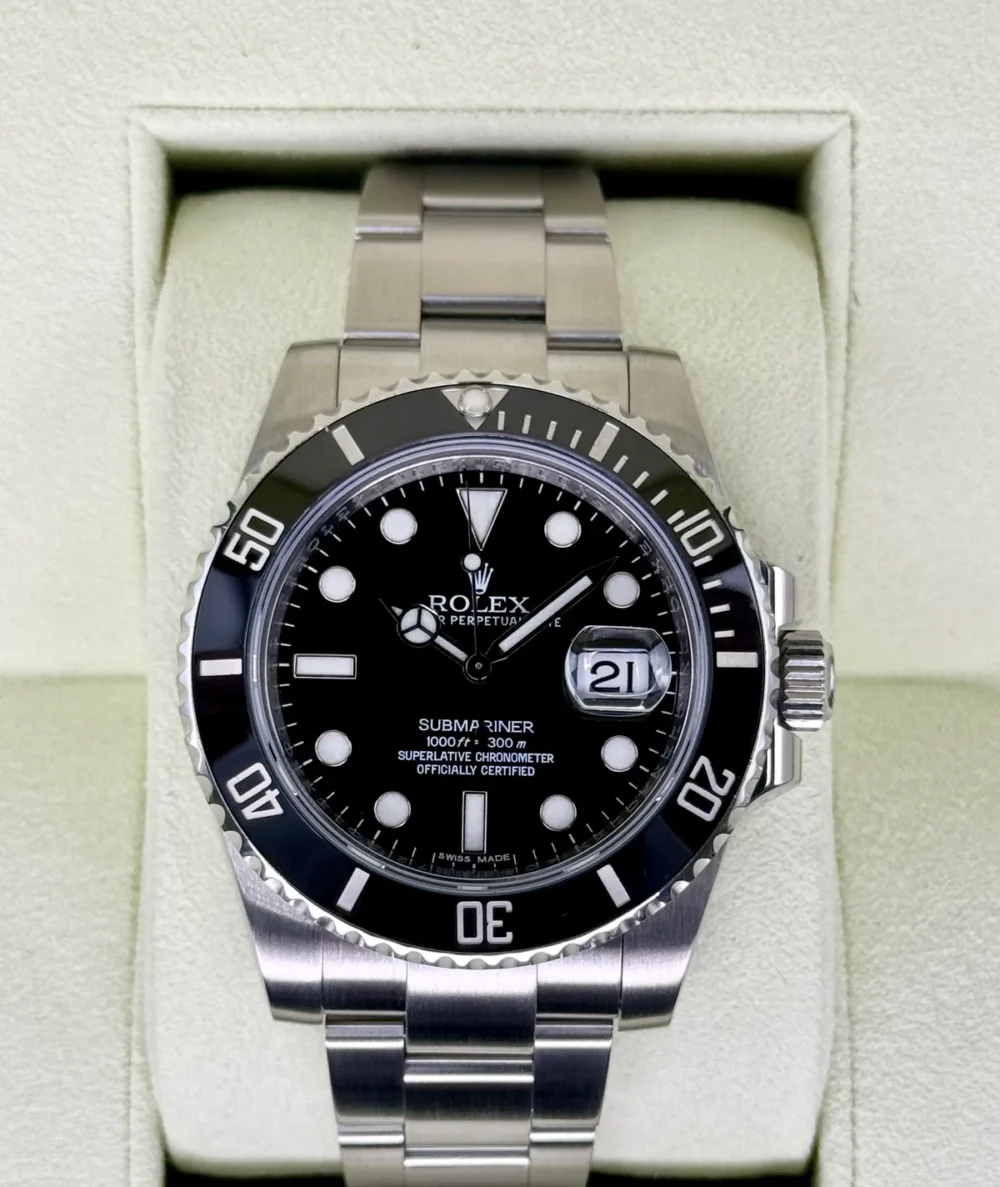 2011 Rolex Submariner 40mm 116610 Stainless Steel Black Dial
