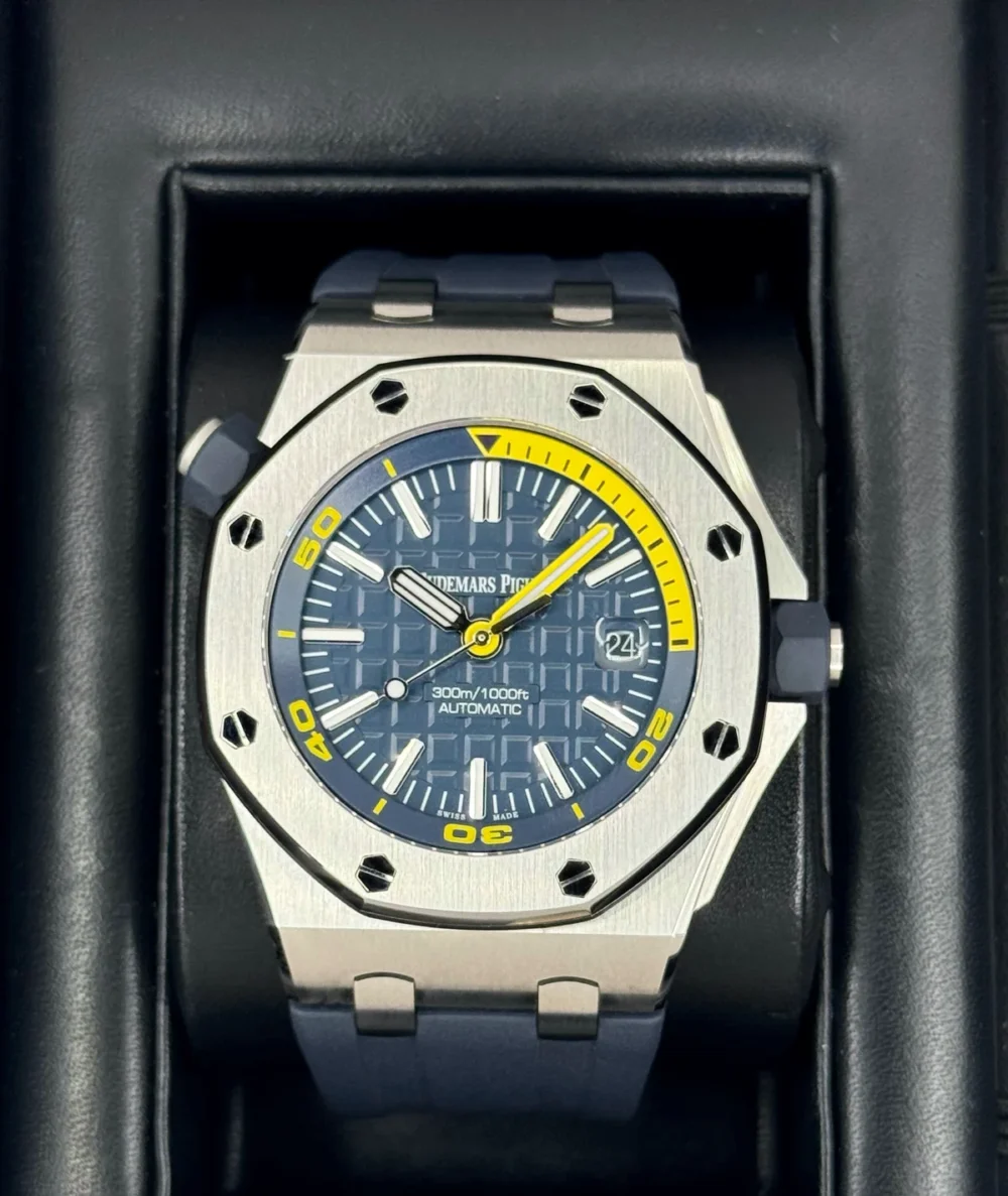 NEW 2020 Audemars Piguet Royal Oak Offshore Diver 15710ST Blue Dial