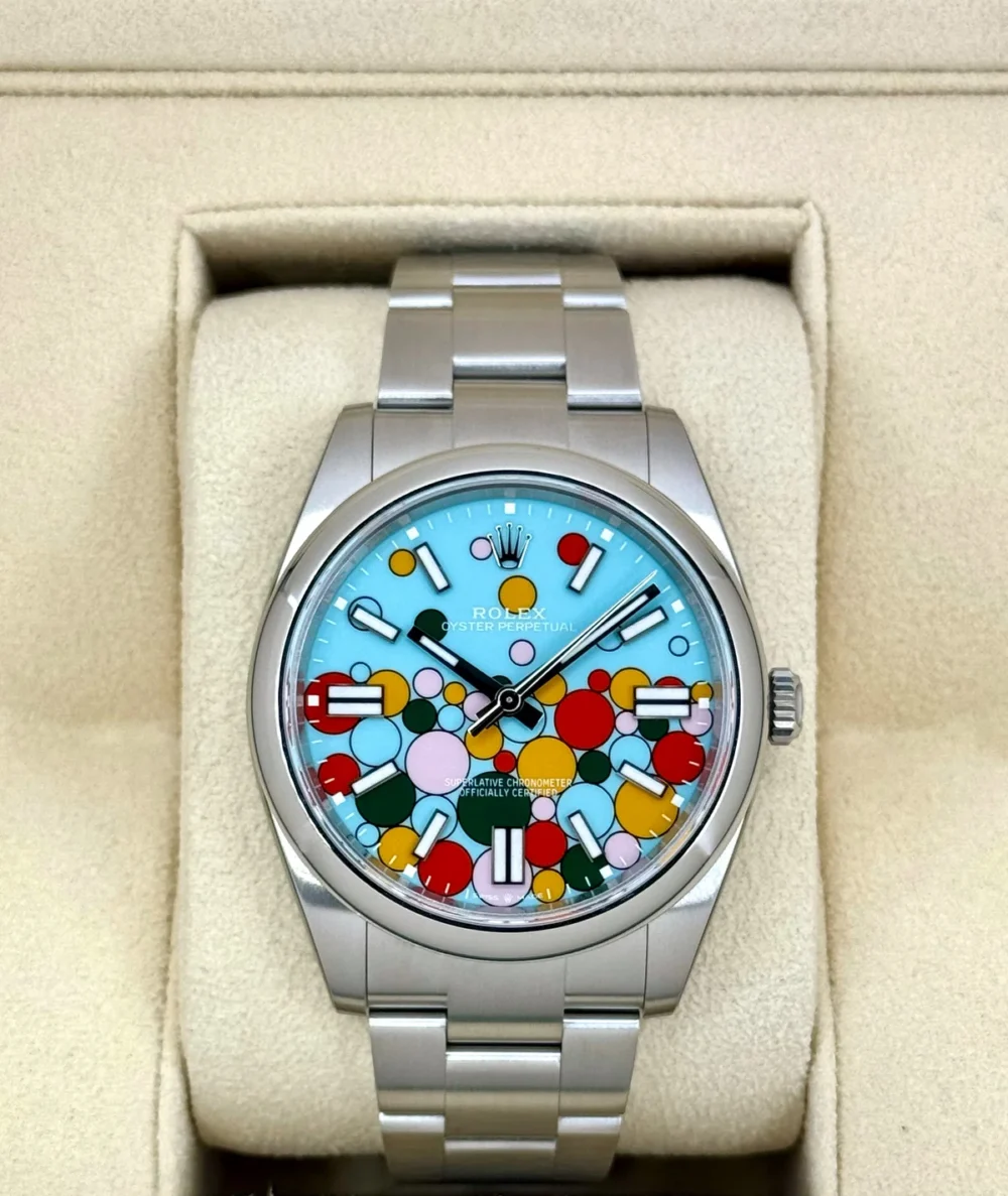 NEW 2024 Rolex Oyster Perpetual 41mm 124300 Celebration Dial