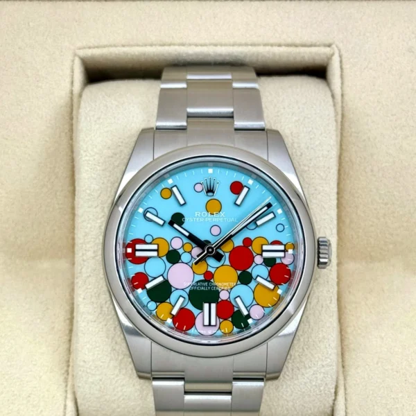 NEW 2024 Rolex Oyster Perpetual 41mm 124300 Celebration Dial
