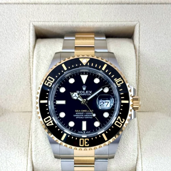 NEW 2022 Rolex Sea-Dweller 43mm 126603 Two-Tone Black Dial