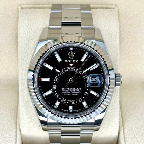 NEW 2024 Rolex Sky-Dweller 42mm 336934 Oyster Black Dial