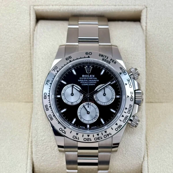 NEW 2024 Rolex Daytona 40mm 126509 White Gold Black Dial