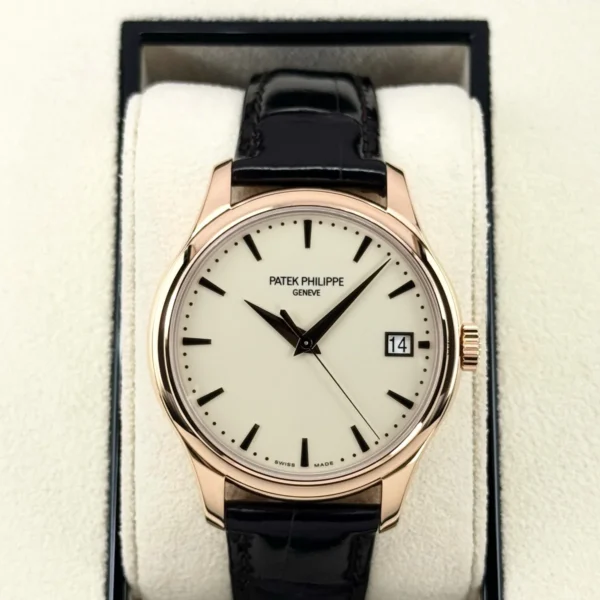NEW 2022 Patek Philippe Calatrava 39mm 5227R Rose Gold Ivory Dial