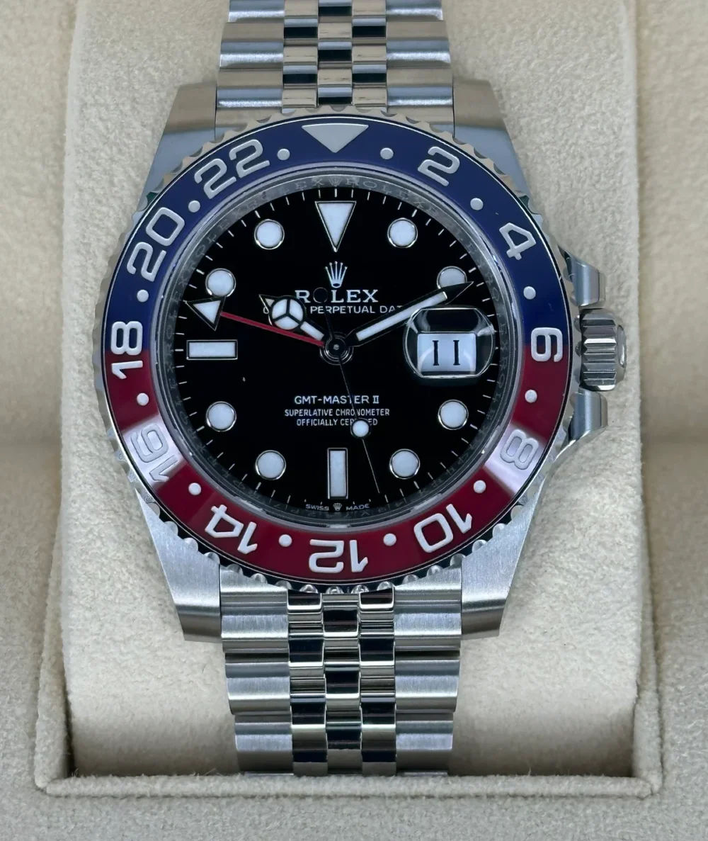 NEW 2023 Rolex GMT-Master II "Pepsi" 40mm 126710BLRO Jubilee