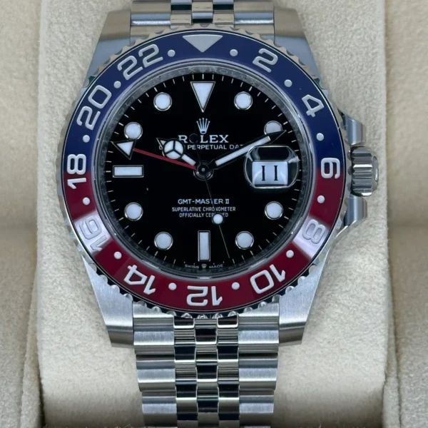 NEW 2023 Rolex GMT-Master II "Pepsi" 40mm 126710BLRO Jubilee
