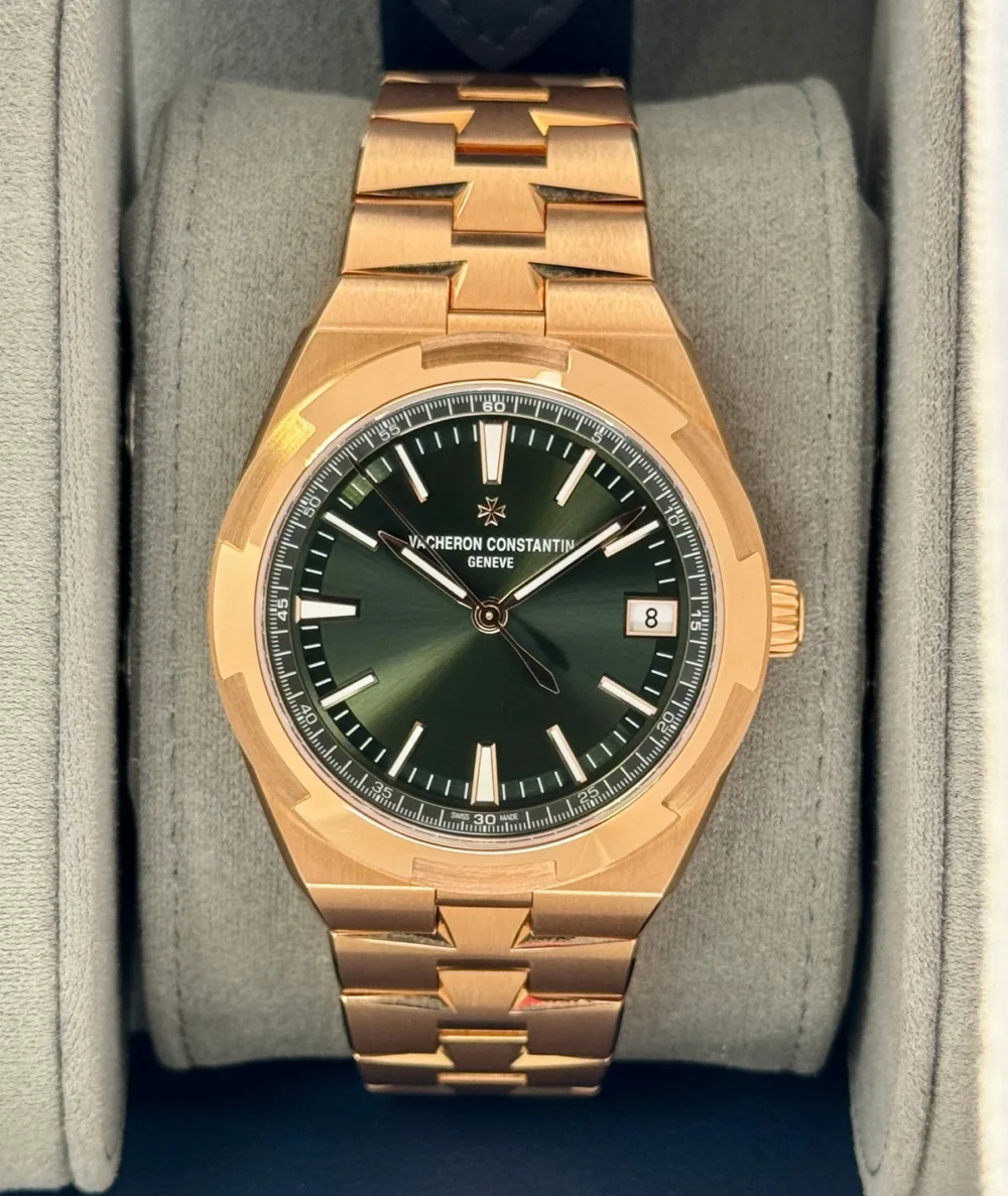 NEW 2025 Vacheron Constantin Overseas 41mm 4520V Pink Gold Green Dial