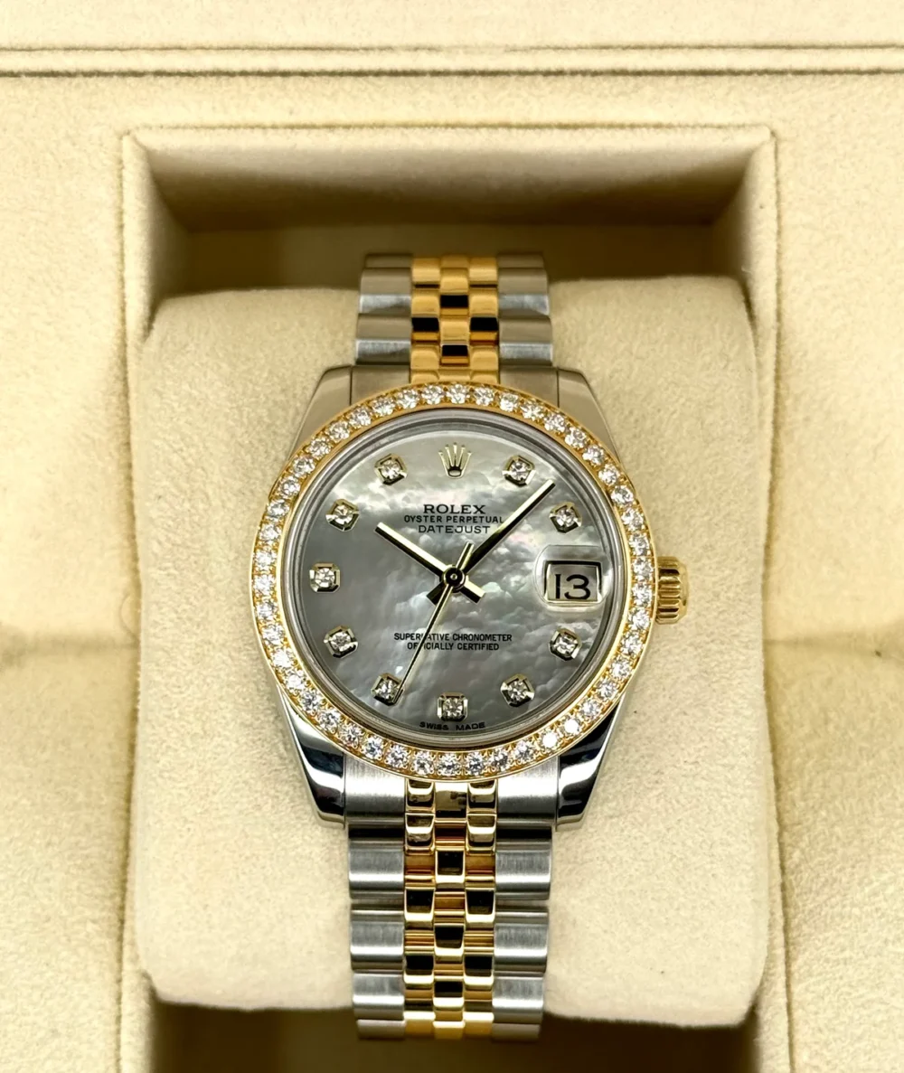 Rolex Lady Datejust 31mm 178383 Two-Tone Jubilee MOP Diamond Dial
