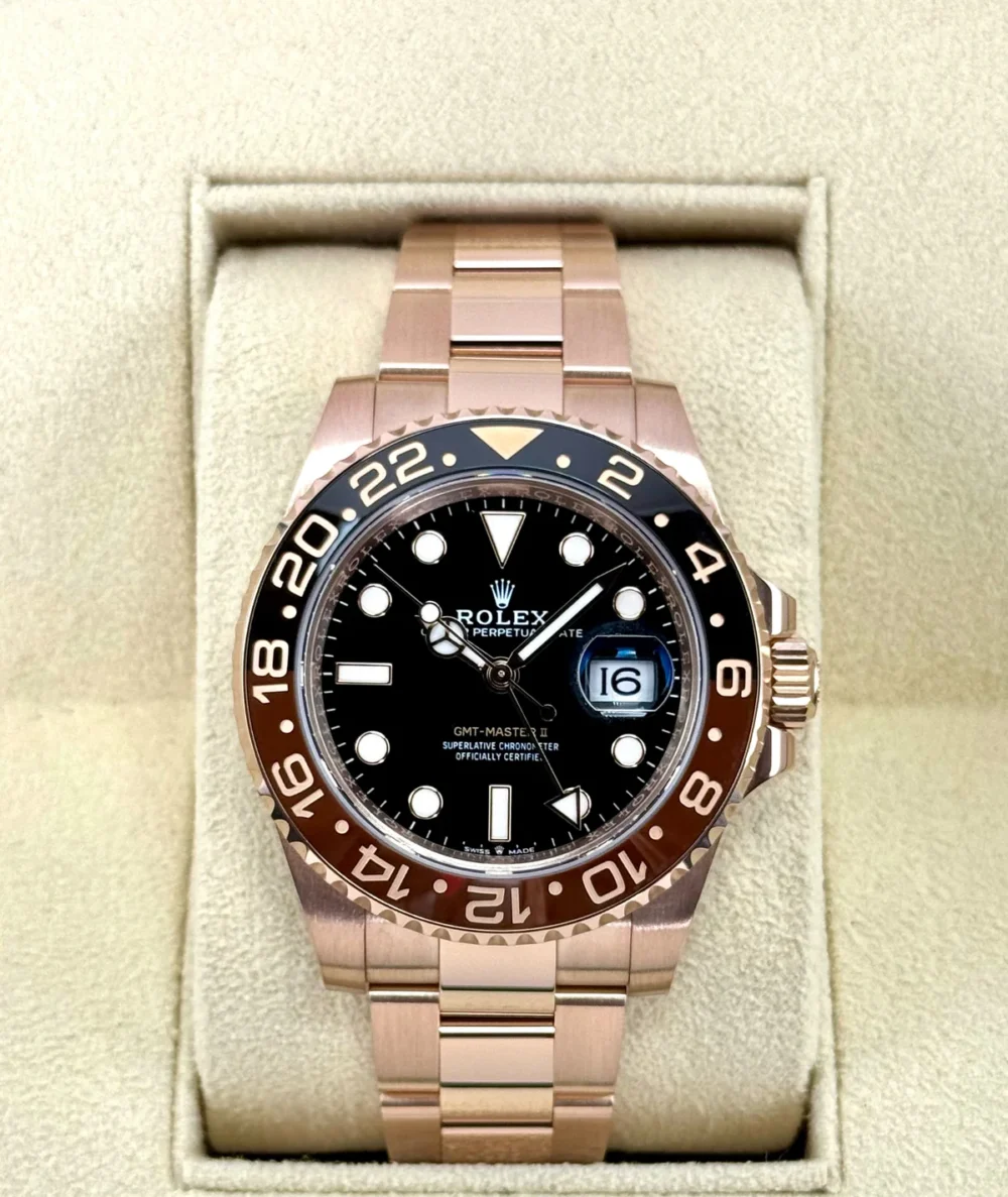 2024 Rolex GMT-Master II "Rootbeer" 40mm 126715CHNR Rose Gold