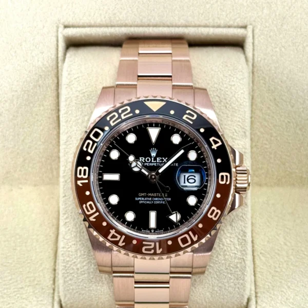 2024 Rolex GMT-Master II "Rootbeer" 40mm 126715CHNR Rose Gold