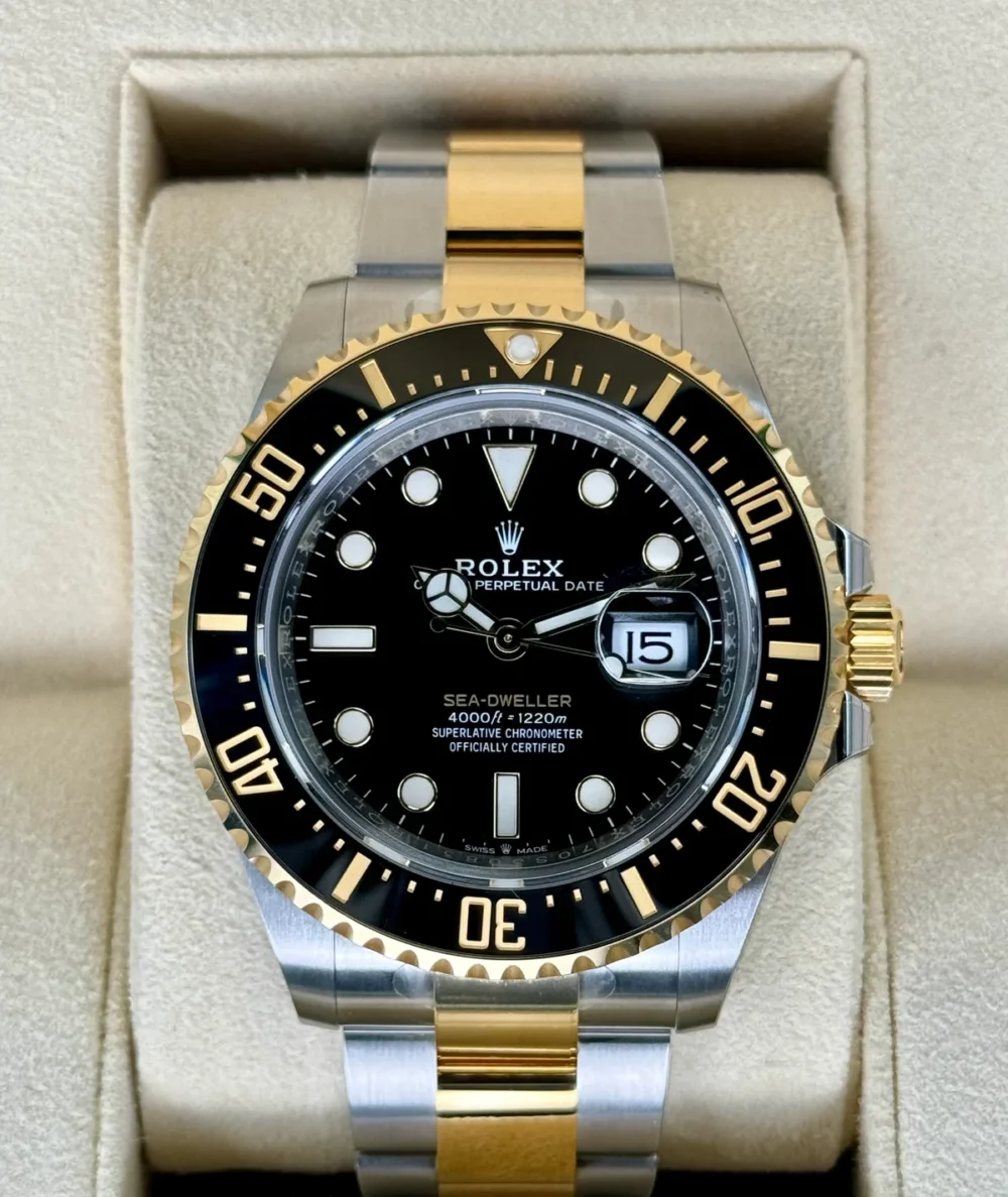NEW Rolex Sea-Dweller 43mm 126603 Two-Tone Black Dial