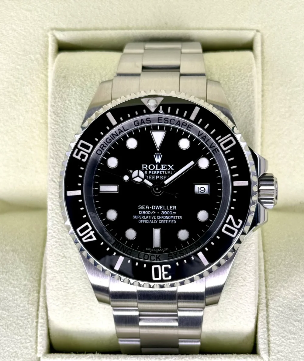 2011 Rolex Deepsea 44mm 116660 Stainless Steel Black Dial