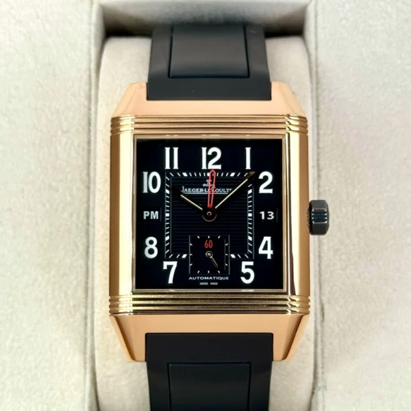 2014 Jaeger-Coultre Reverso Squadra Hometime 35mm 230.2.77 Rose Gold