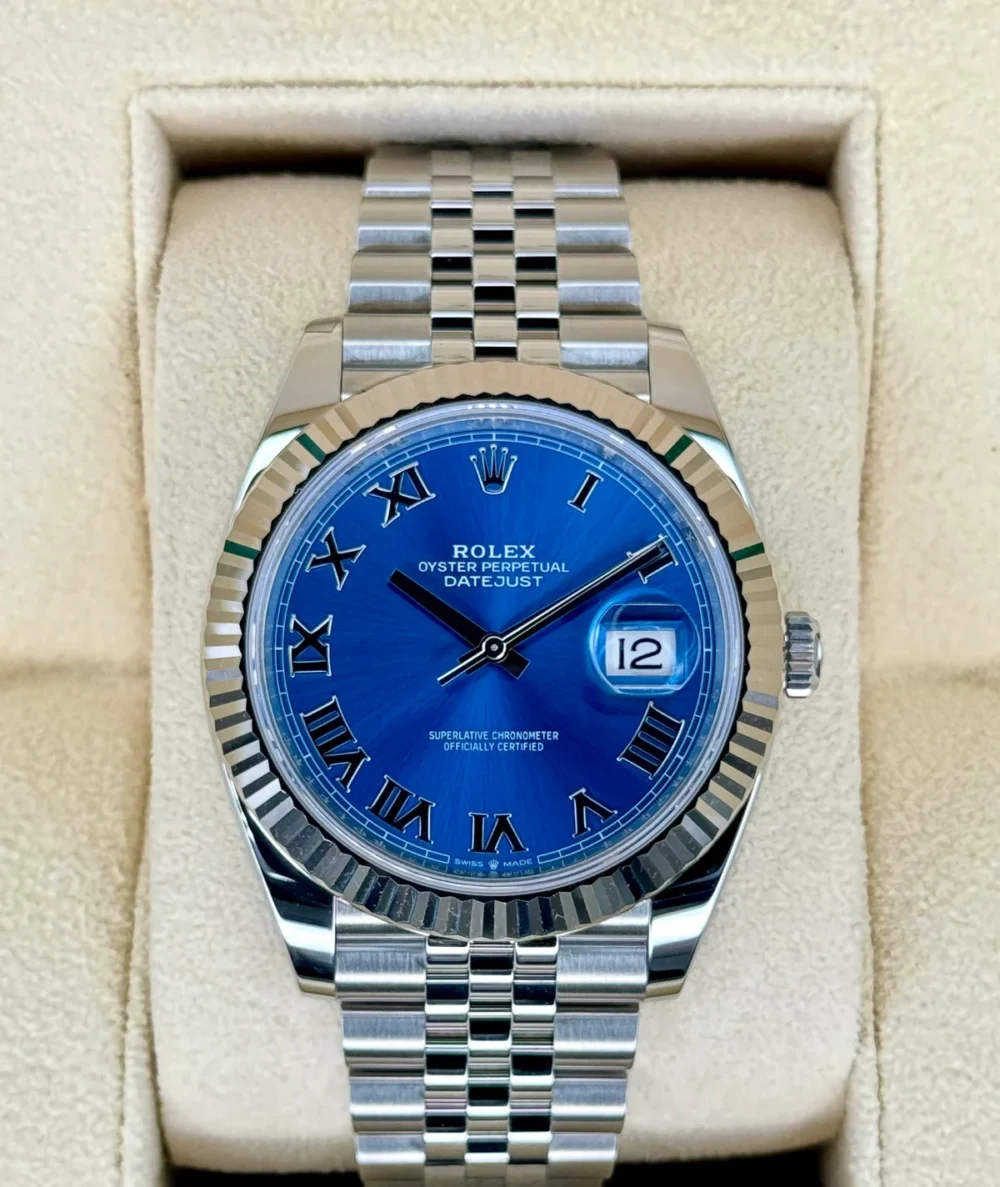 NEW 2025 Rolex Datejust 41mm 126334 Stainless Steel Jubilee Azzurro Blue Dial