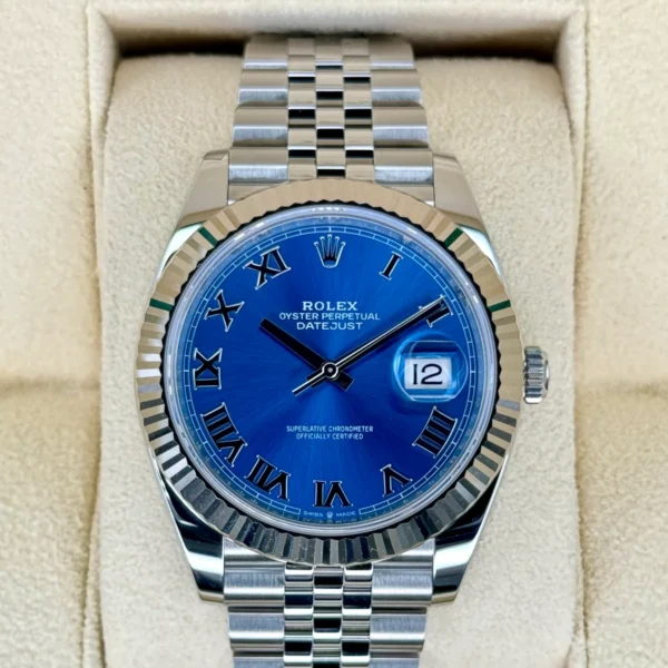 NEW 2025 Rolex Datejust 41mm 126334 Stainless Steel Jubilee Azzurro Blue Dial