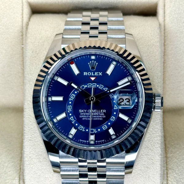 NEW 2023 Rolex Sky-Dweller 42mm 336934 Jubilee Blue Dial