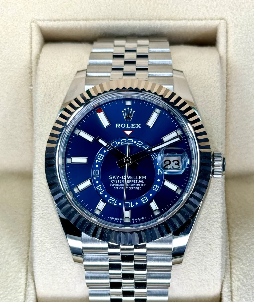 NEW 2023 Rolex Sky-Dweller 42mm 336934 Jubilee Blue Dial