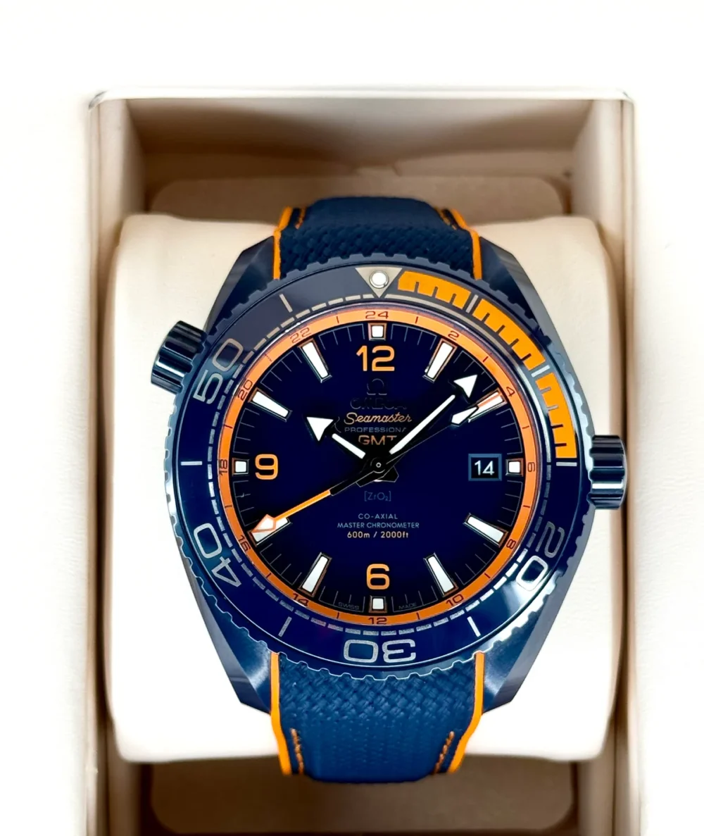 2020 Omega Seamaster Planet Ocean 45.5mm 215.92.46.22.03.001 Blue Dial