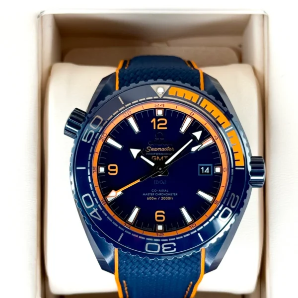 2020 Omega Seamaster Planet Ocean 45.5mm 215.92.46.22.03.001 Blue Dial