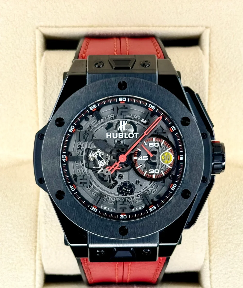 Big Bang Ferrari 45mm 401.QX.0123.VR Carbon Skeletonized Dial