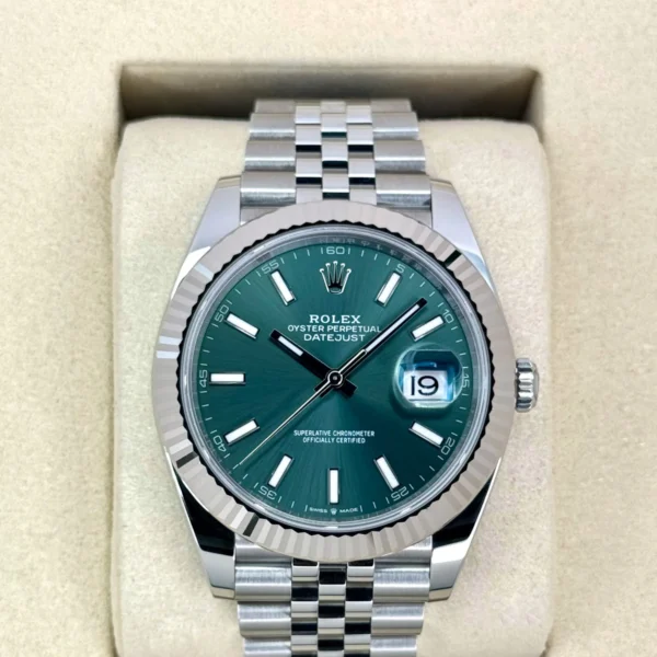 NEW 2025 Rolex Datejust 41mm 126334 Jubilee Green Dial