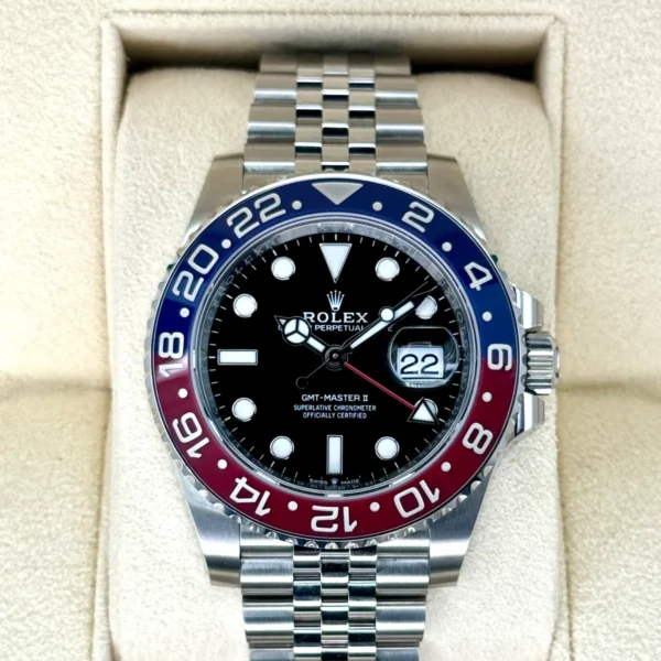 NEW 2024 Rolex GMT-Master II "Pepsi" 40mm 126710BLRO Jubilee