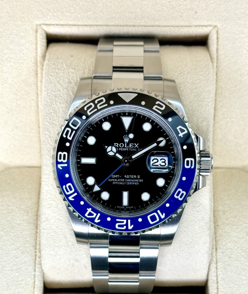 2016 Rolex GMT-Master II "Batman" 40mm 116710BLNR Oyster