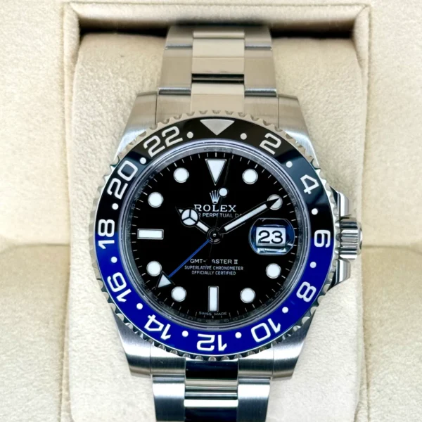 2016 Rolex GMT-Master II "Batman" 40mm 116710BLNR Oyster