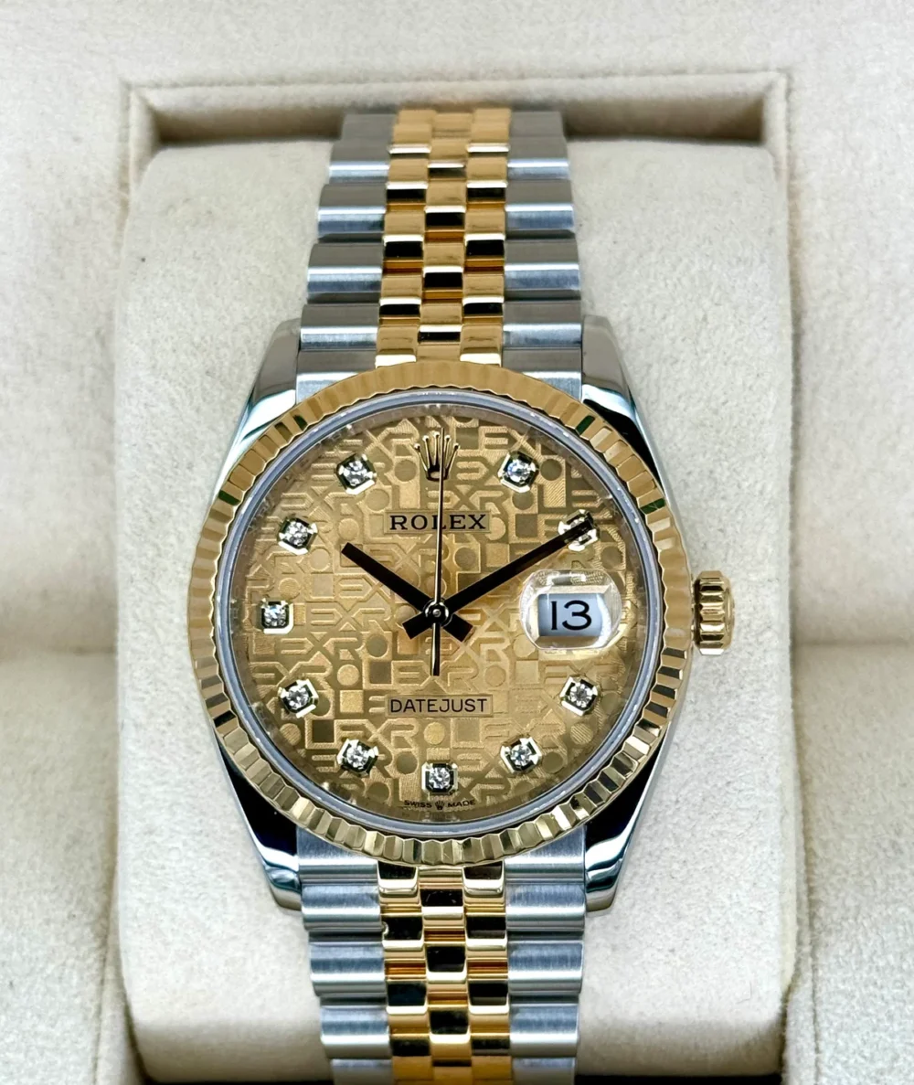 2019 Datejust 36mm 126233 Two-Tone Jubilee 10 Diamond Anniversary Dial