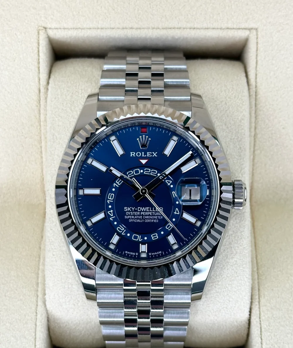 NEW 2024 Rolex Sky-Dweller 42mm 336934 Jubilee Blue Dial