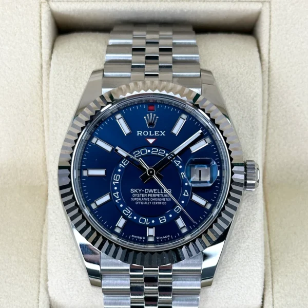 NEW 2024 Rolex Sky-Dweller 42mm 336934 Jubilee Blue Dial