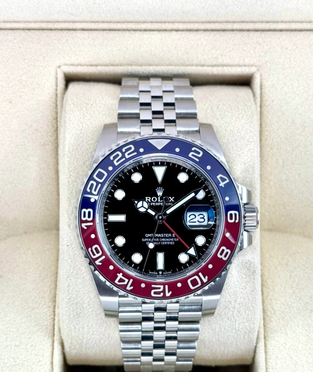NEW 2024 Rolex GMT-Master II "Pepsi" 40mm 126710BLRO Jubilee