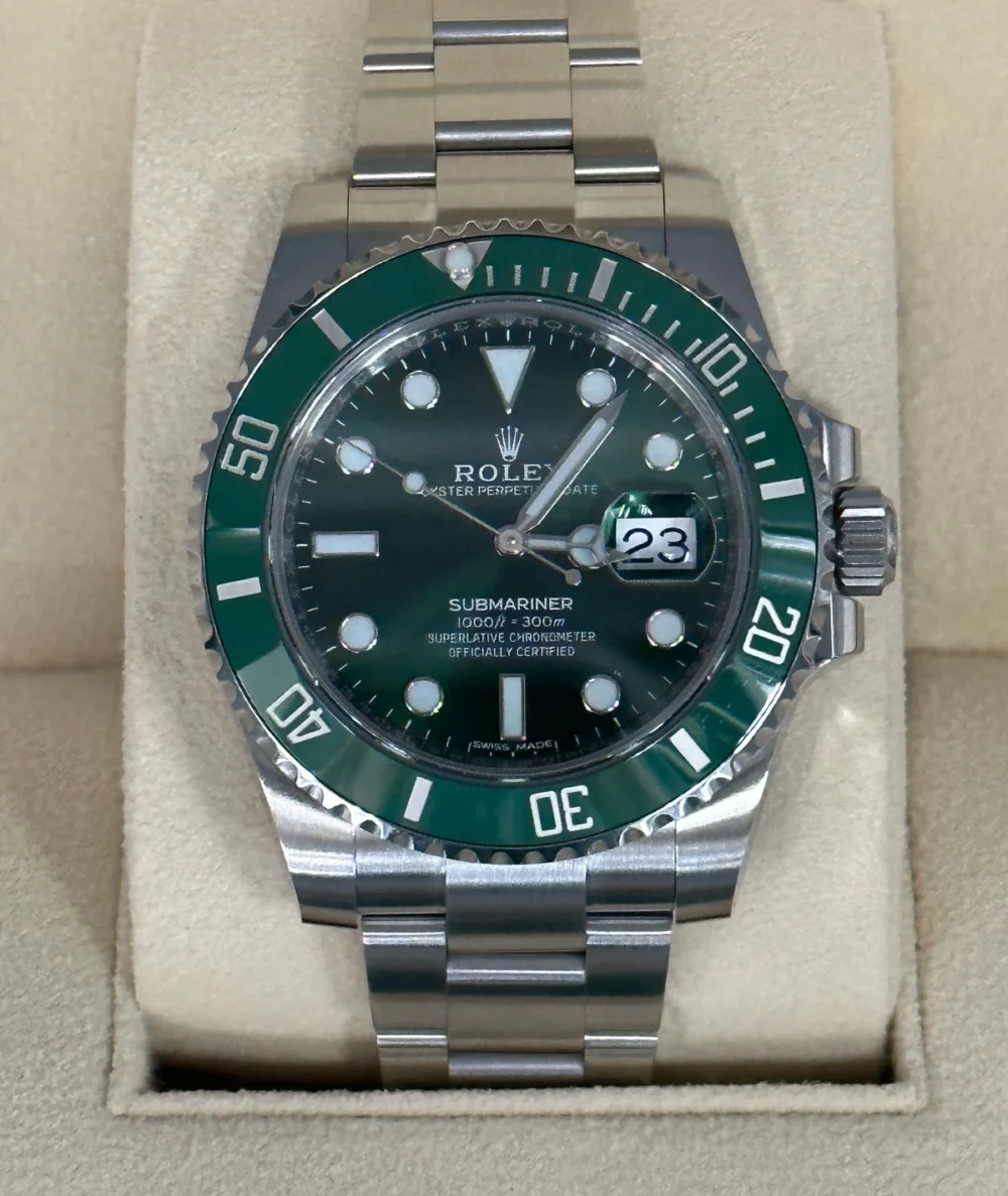 2020 Rolex Submariner "Hulk" 40mm 116610LV Green Dial