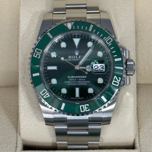 2020 Rolex Submariner "Hulk" 40mm 116610LV Green Dial