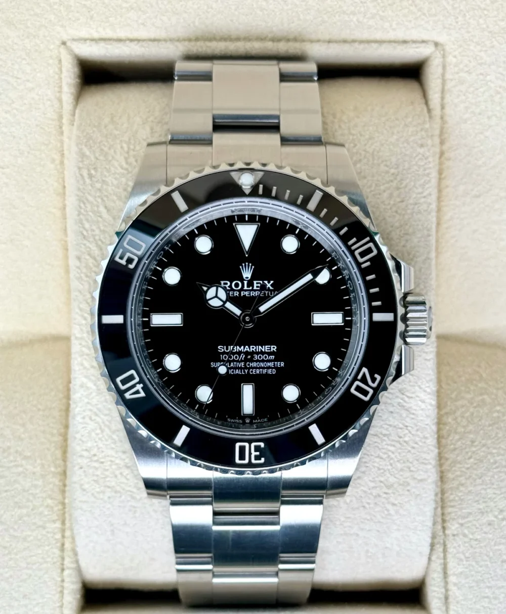 2022 Rolex Submariner 41mm 124060 Stainless Steel Black Dial