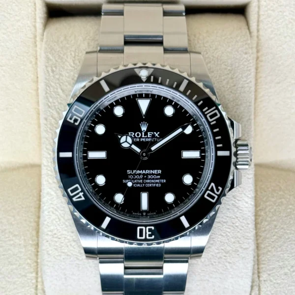 2022 Rolex Submariner 41mm 124060 Stainless Steel Black Dial