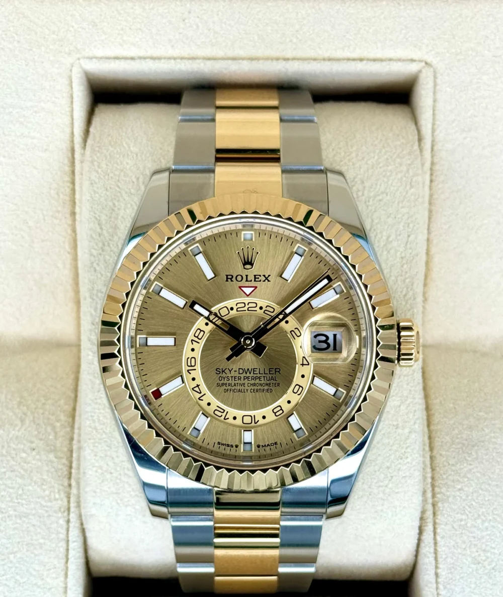 2024 Rolex Sky-Dweller 42mm 336933 Oyster Champagne Dial