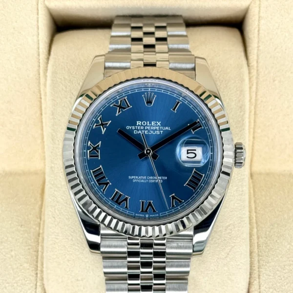Rolex Datejust 41mm 126334 Stainless Steel Jubilee Blue Dial