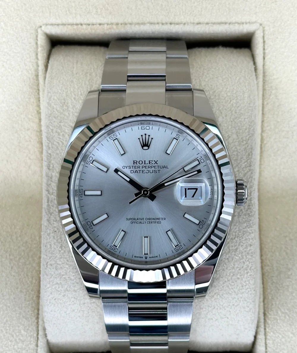 NEW 2024 Rolex Datejust 41mm 126334 Stainless Steel Oyster Silver Dial