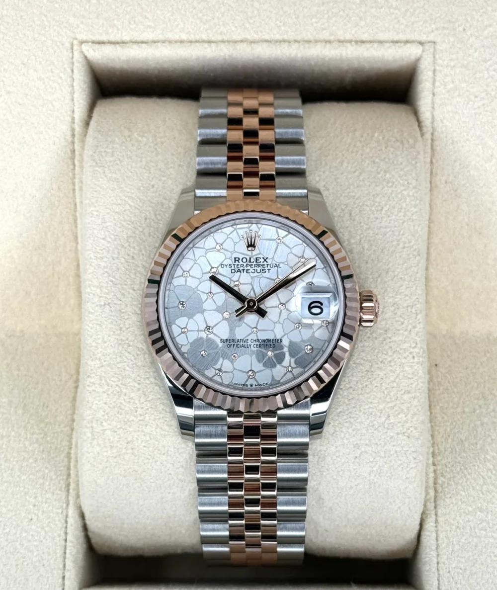 NEW 2024 Rolex Ladies Datejust 31mm 278271 Jubilee Floral Motif Dial