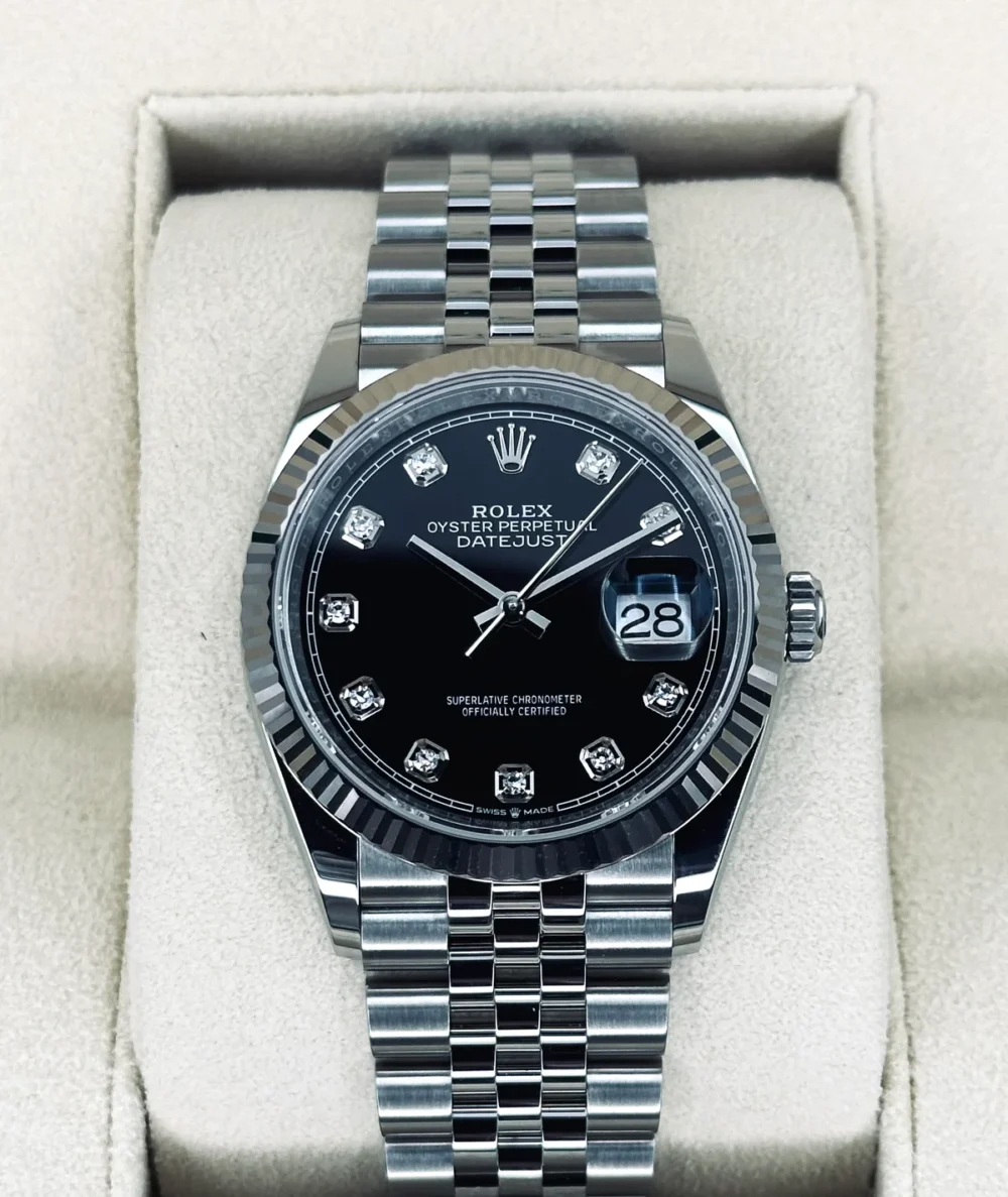 NEW 2025 Rolex Datejust 36mm 126234 Jubilee Black Diamond Dial