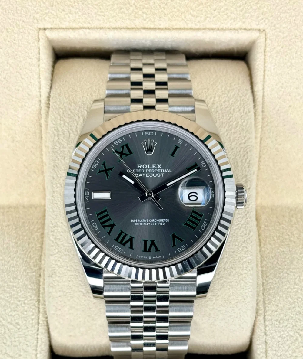 2024 Rolex Datejust 41mm 126334 Jubilee Wimbledon Dial