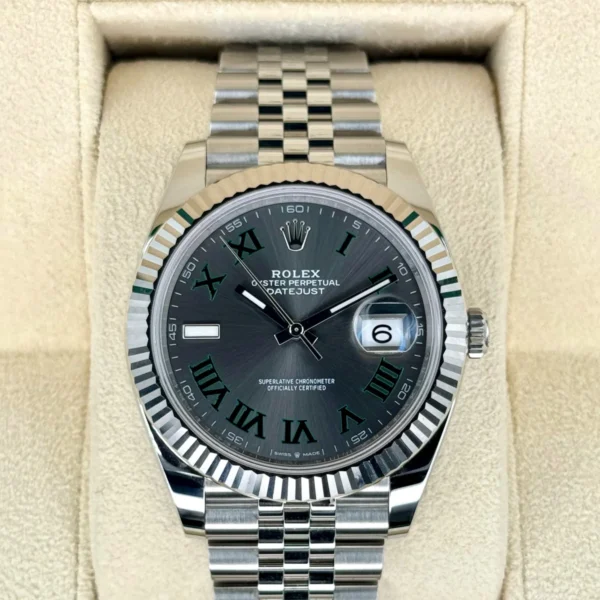 2024 Rolex Datejust 41mm 126334 Jubilee Wimbledon Dial