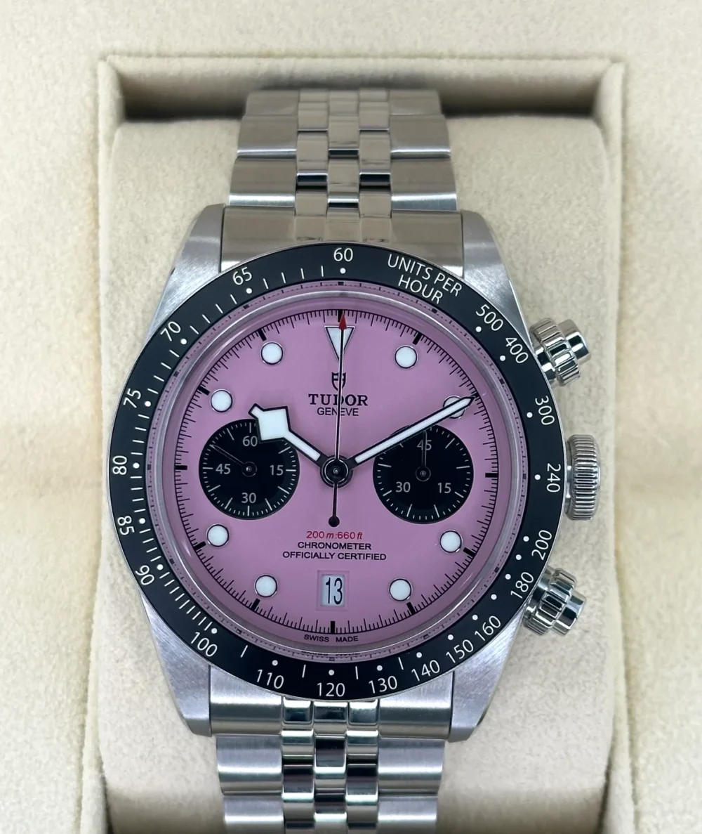 NEW 2025 Tudor Black Bay Chrono 41mm 79360N Pink Dial